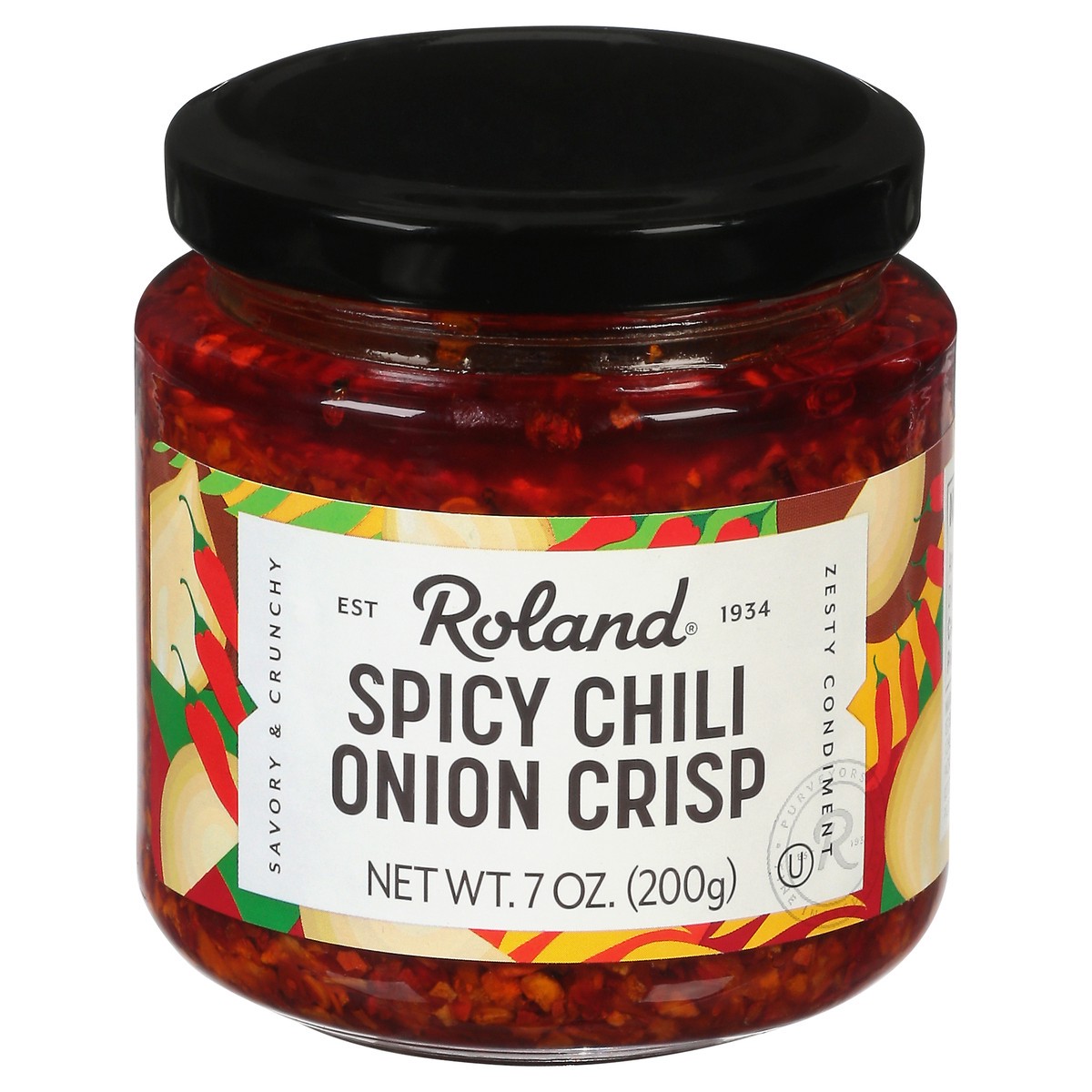 slide 5 of 13, Roland Spicy Chili Onion Crisp, 7 oz