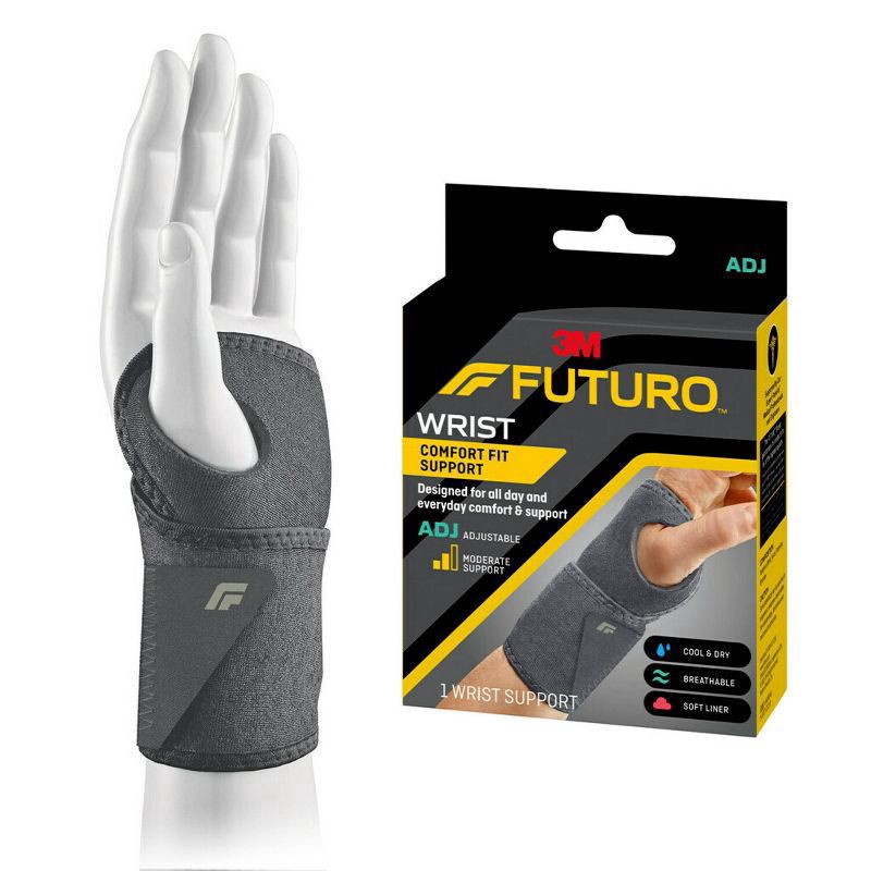 slide 1 of 12, Futuro Comfort Fit Wrist Support, 1 ct