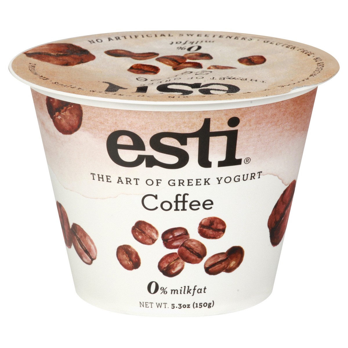 slide 2 of 13, esti Greek Coffee Yogurt 5.3 oz, 5.3 oz