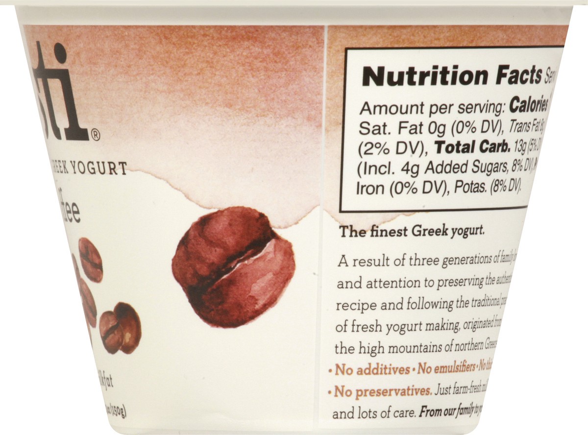 slide 8 of 13, esti Greek Coffee Yogurt 5.3 oz, 5.3 oz