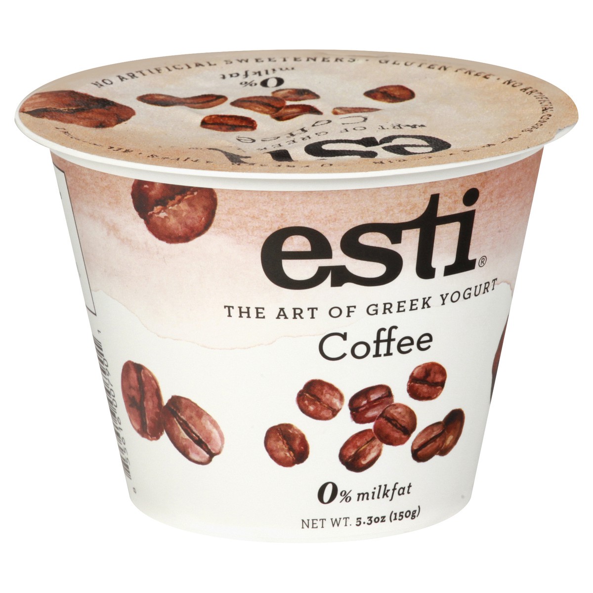 slide 10 of 13, esti Greek Coffee Yogurt 5.3 oz, 5.3 oz