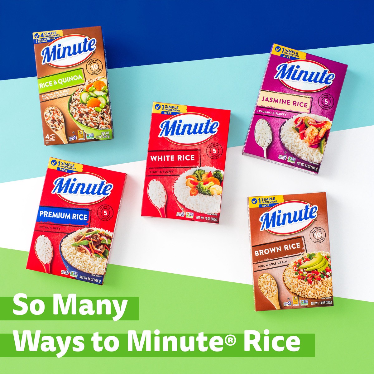 slide 4 of 6, Minute Rice, 28 oz