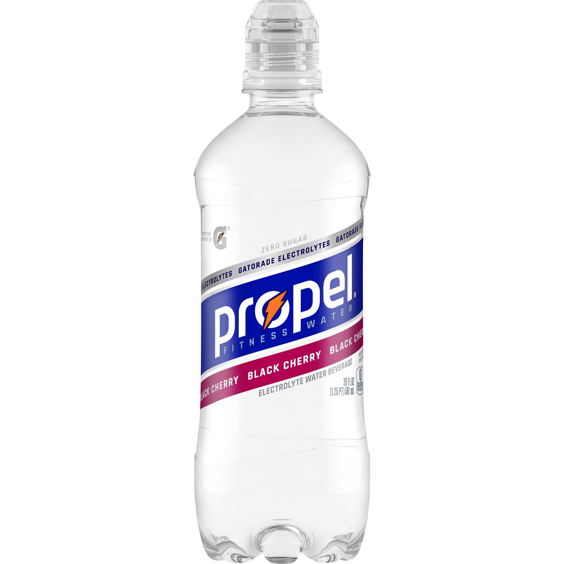 slide 1 of 5, Propel Electrolyte Water Beverage, Black Cherry - 20 oz, 20 oz