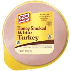 Oscar Mayer Lean Honey Smoked White Turkey Sliced Lunch Meat, 16 oz. Pack