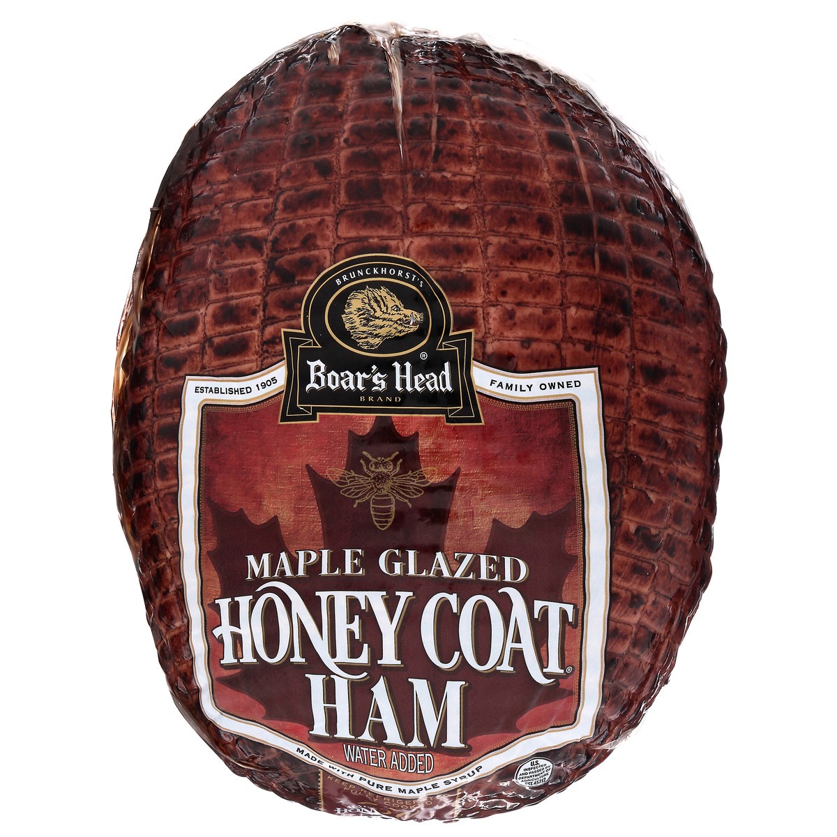 slide 1 of 14, Boar's Head Maple Glazed Honey Coat Ham 1 Each, per lb