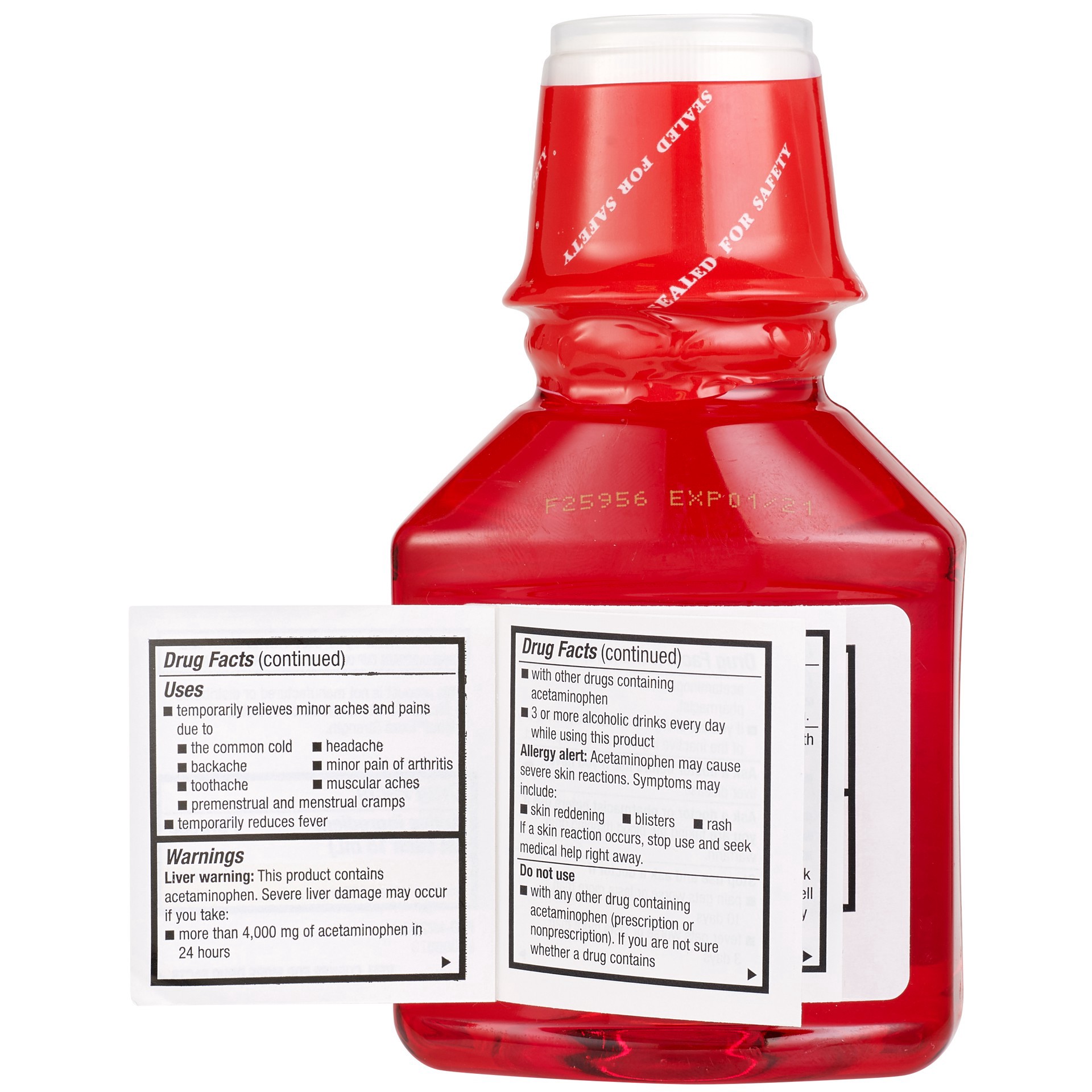 slide 3 of 4, Rite Aid Ra Acet Liquid Cherry, 8 oz