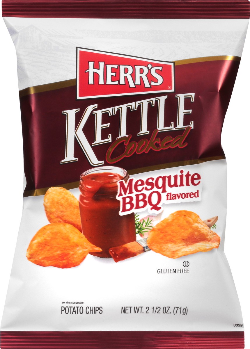 Herrs Kettle Cooked Mesquite Bbq Flavored Potato Chips 25 Oz 25 Oz Shipt 0812