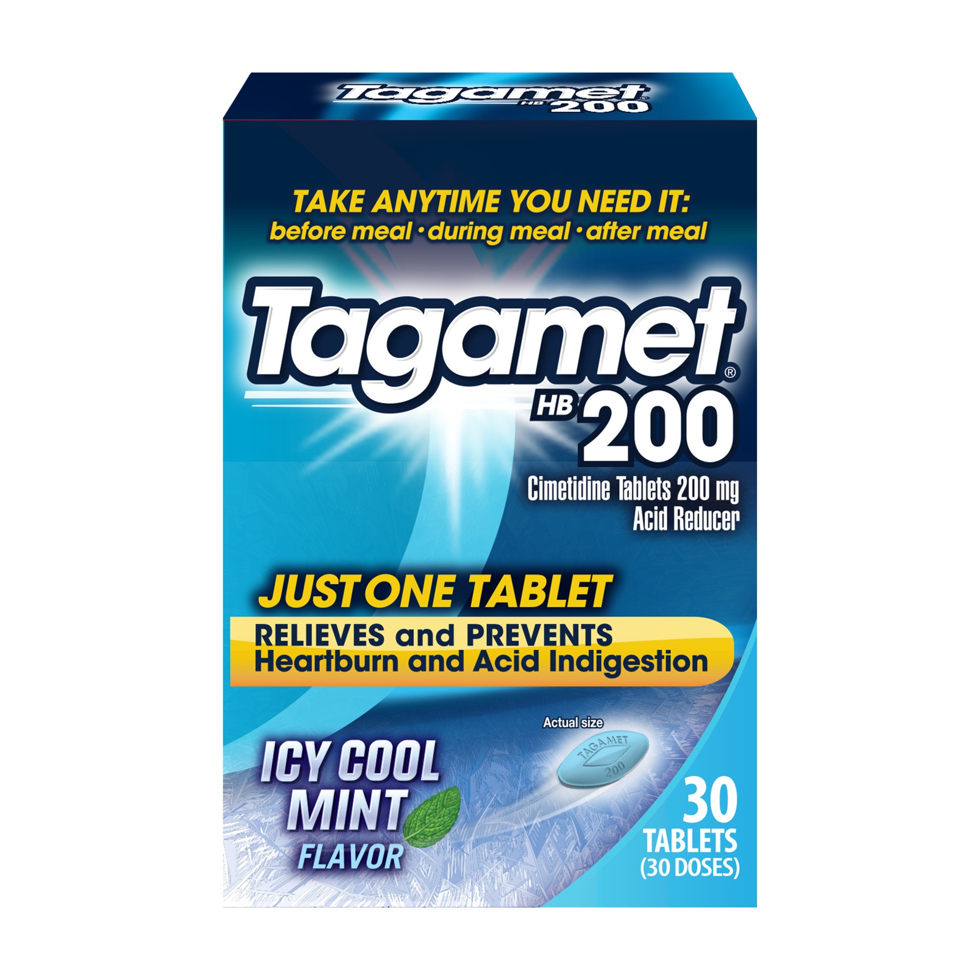 slide 1 of 5, Tagamet HB 200 Cimetidine Acid Reducer and Heartburn Relief, 30 ct