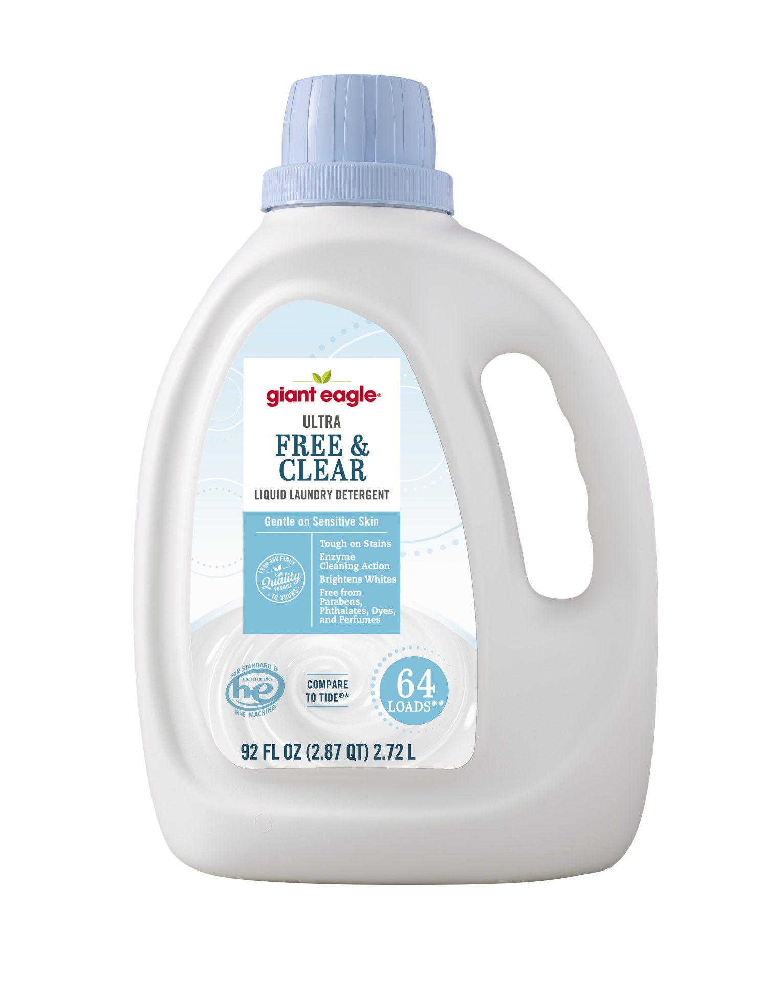 slide 1 of 1, GE Liquid Laundry Free & Clear, 92 oz