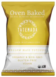 Tatemada Oven Baked Yellow Corn Totopos