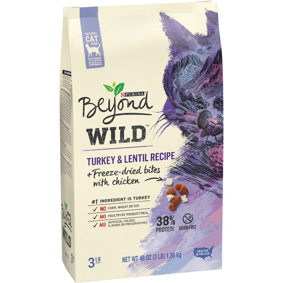 slide 6 of 9, Beyond Wild Turkey Lentil with Freeze Dried Chicken, 3 lb
