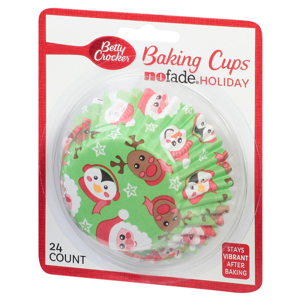 slide 12 of 12, Betty Crocker Christmas Baking Cups, 24 ct