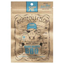 Righteous Felon Baby Blue's BBQ Beef Jerky 2 oz