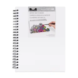 Royal & Langnickel Essentials Canvas Sketchbook, 8-1/4'' x 11-3/4'', White