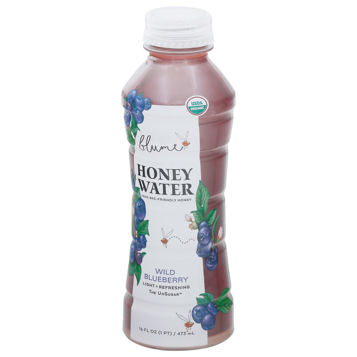 slide 6 of 9, Blume Honey Water Wild Blueberry, 16 fl oz