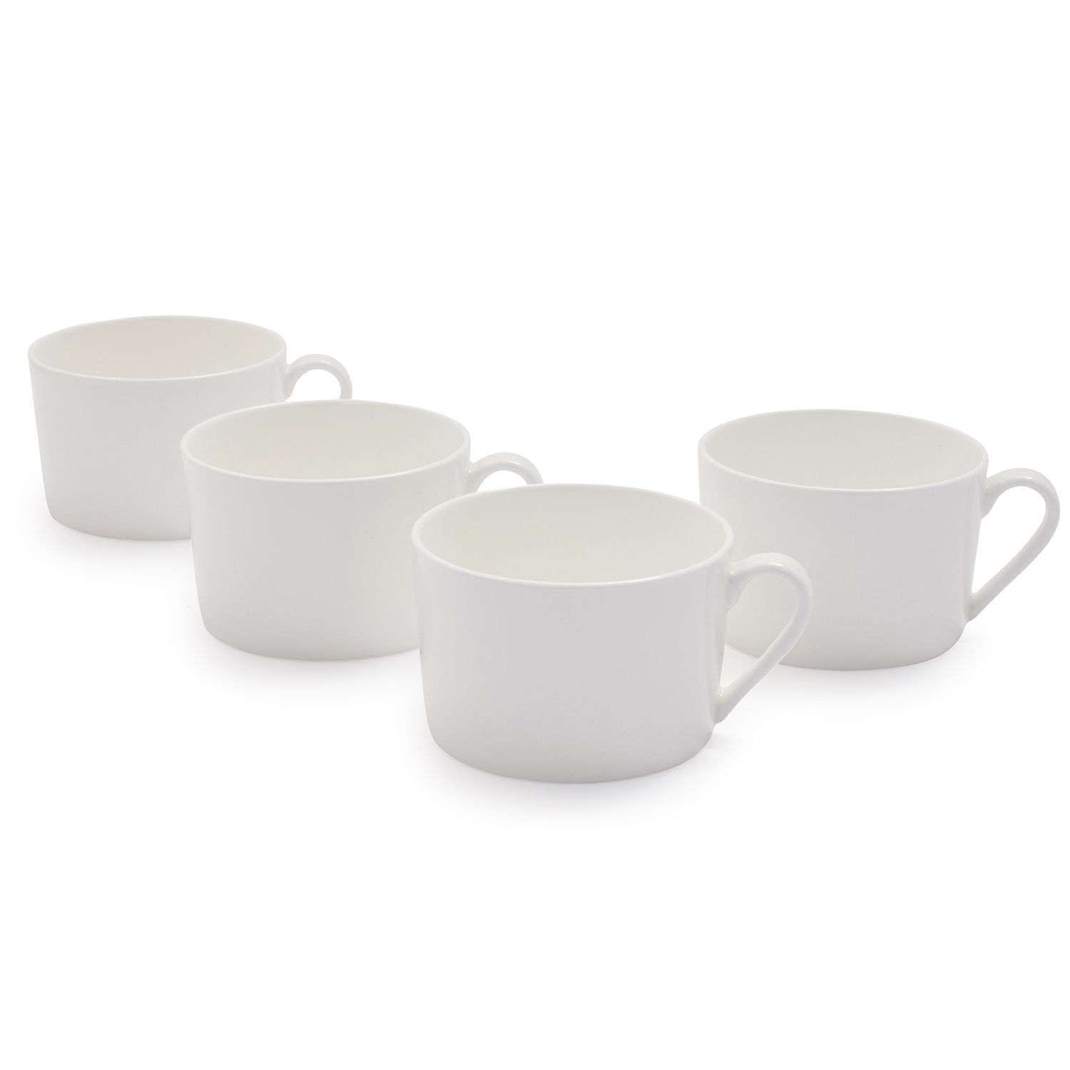 slide 1 of 1, Fortessa Gourmet Essentials Bone China Classic Mugs, 4 ct