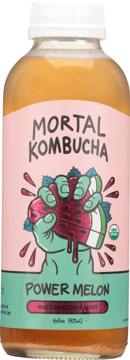 slide 5 of 9, Mortal Kombucha Power Melon Kombucha- 16 oz, 16 oz