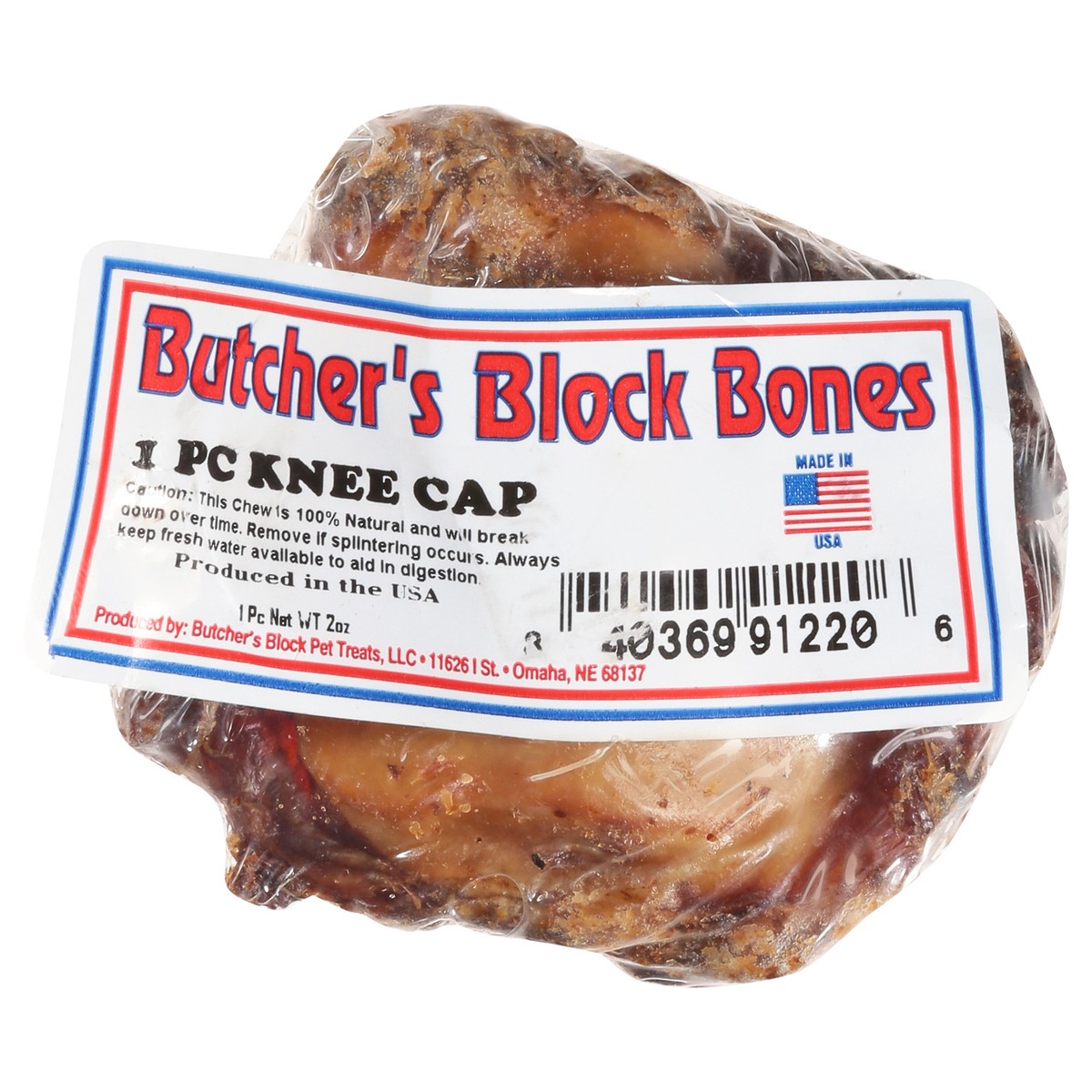 slide 3 of 11, Butcher's Block Knee Cap Dog Chew 2 oz, 2 oz