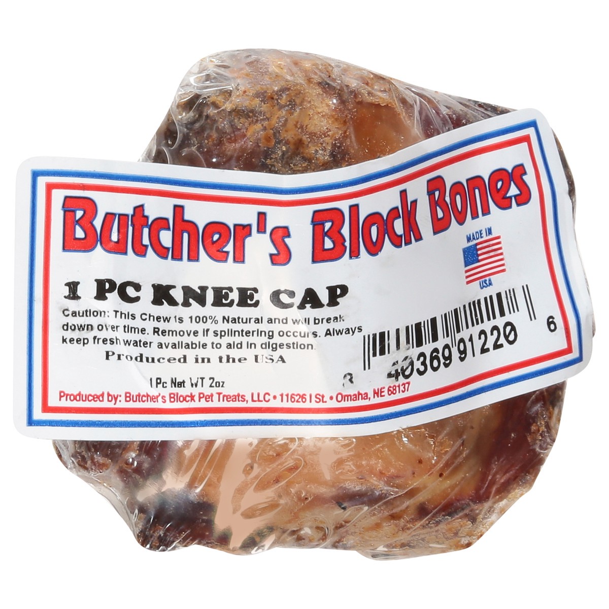 slide 6 of 11, Butcher's Block Knee Cap Dog Chew 2 oz, 2 oz