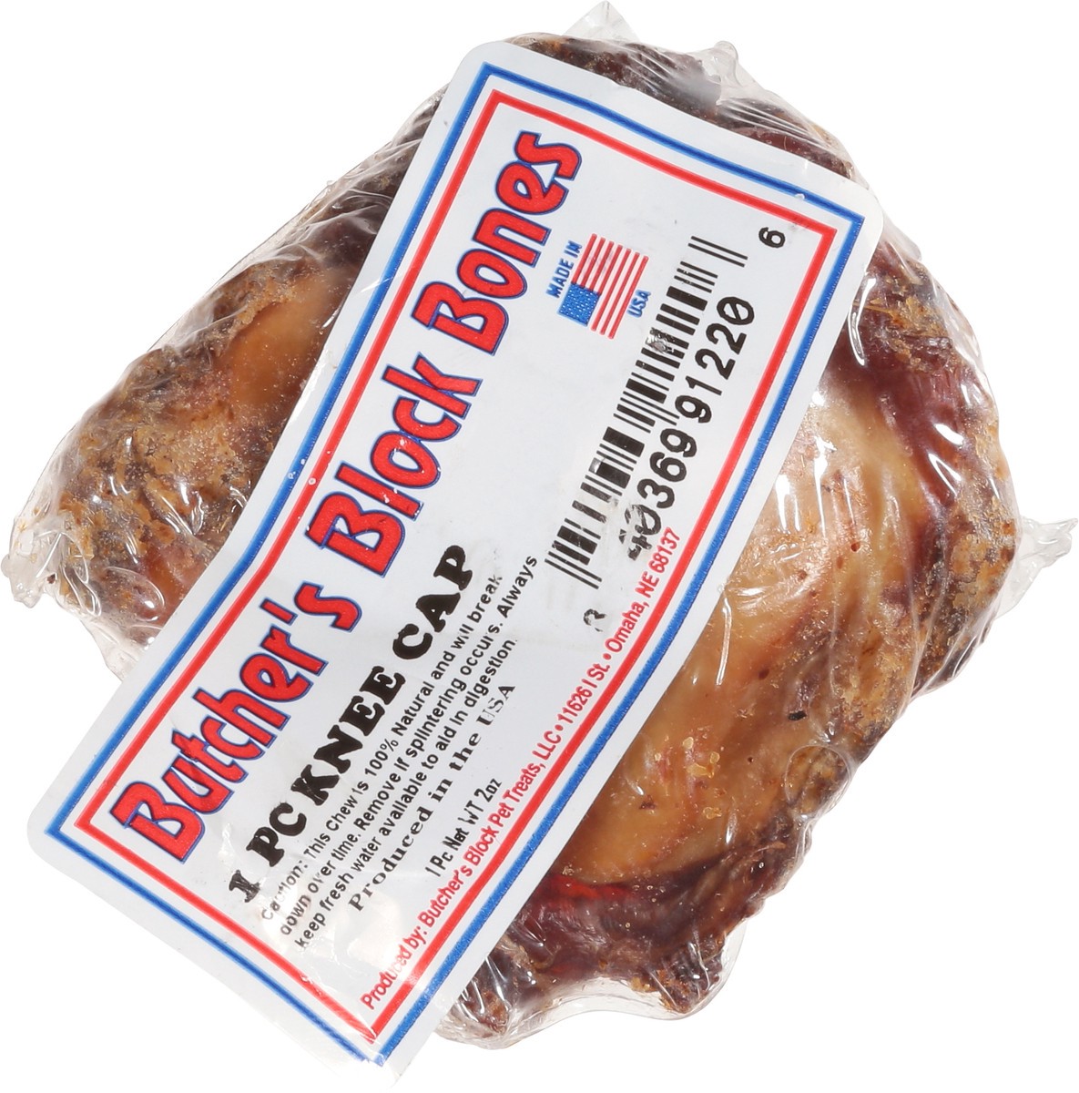slide 11 of 11, Butcher's Block Knee Cap Dog Chew 2 oz, 2 oz