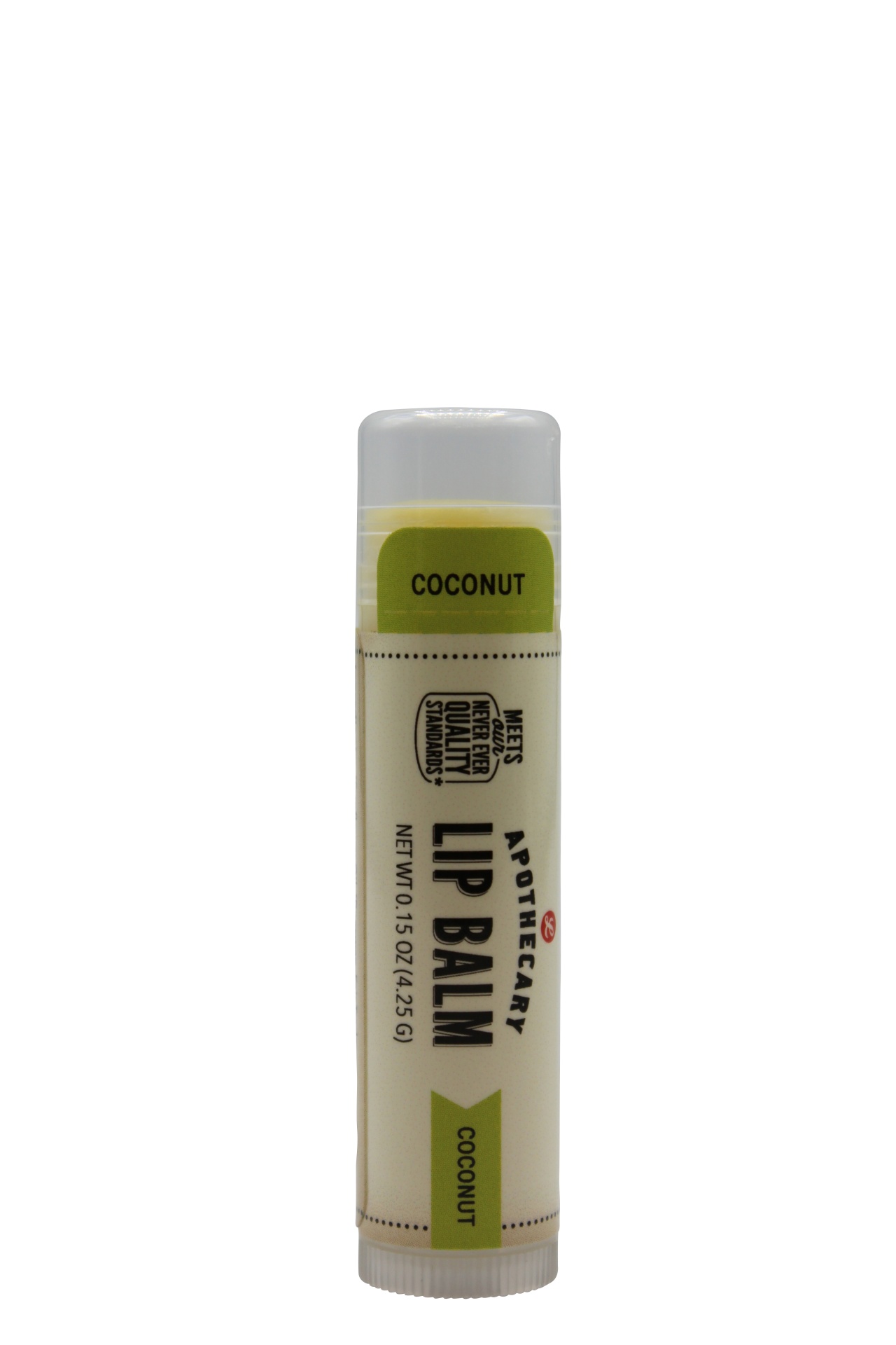 slide 1 of 1, Lucky's Apothecary Coconut Lip Balm, 0.15 oz