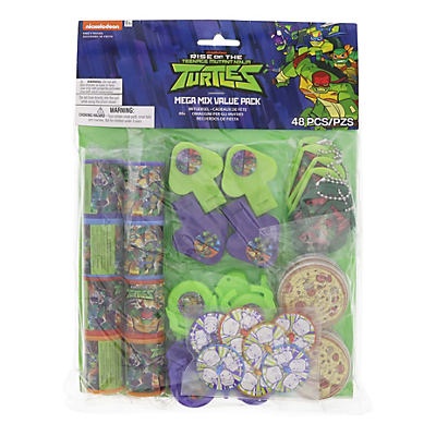 slide 1 of 1, American Greetings Teenage Mutant Ninja Turtles Party Favor Mega Pack, 48 ct