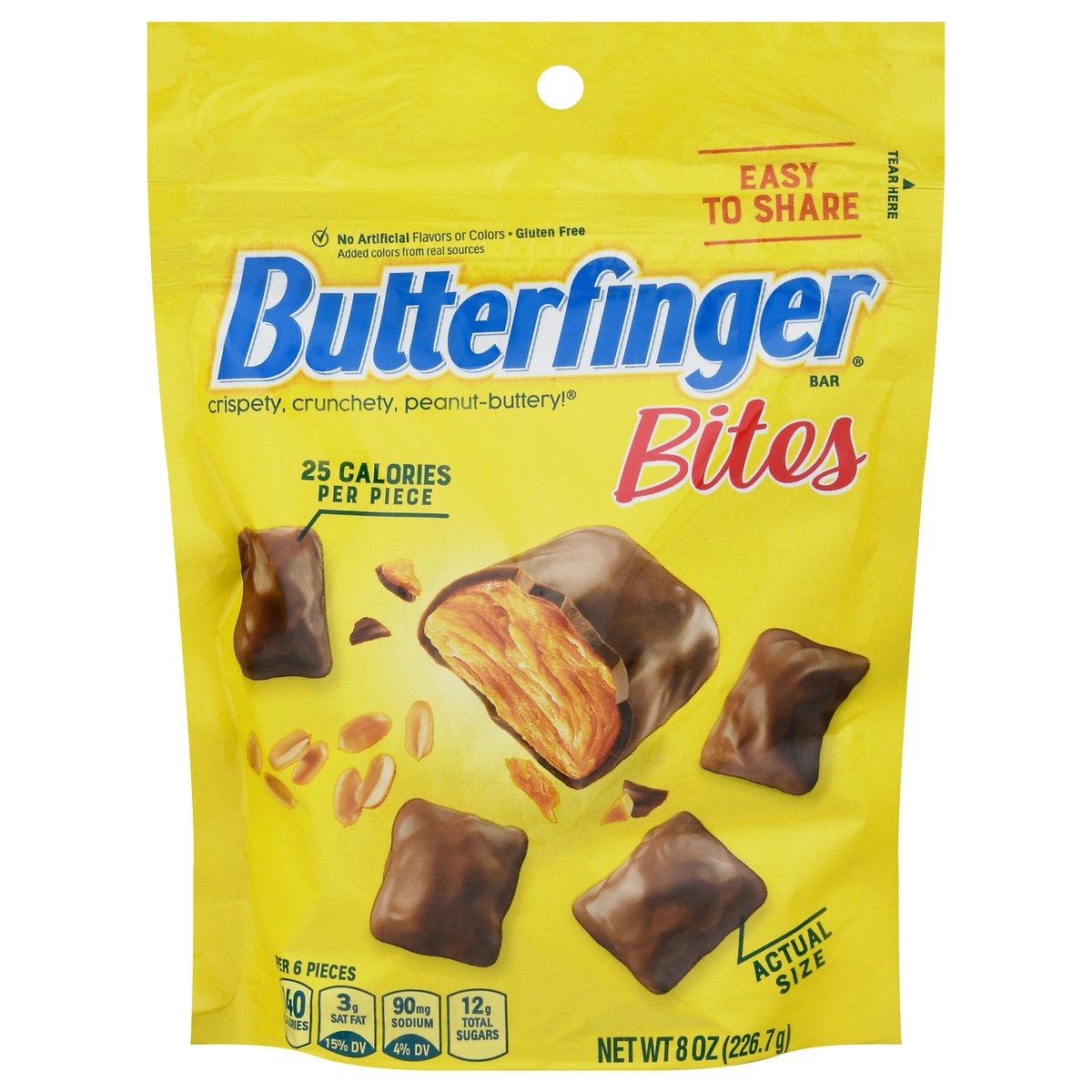 slide 1 of 12, Butterfinger Bites, 8 oz