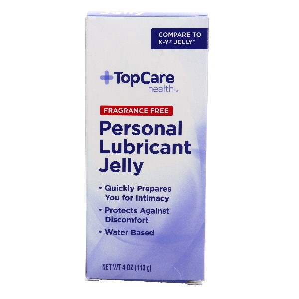 slide 1 of 1, TopCare Fragrance Free Personal Lubricant Jelly, 4 oz