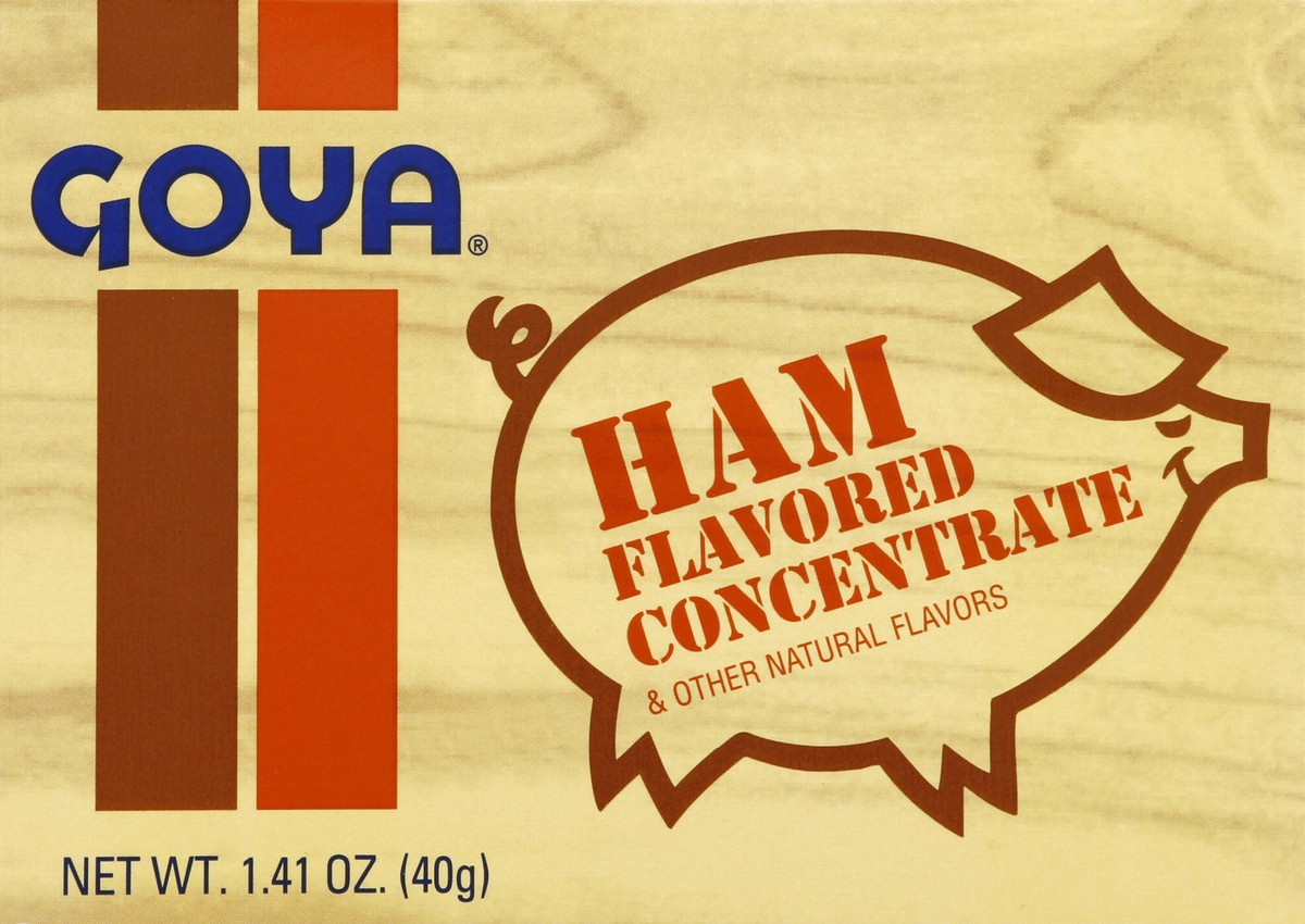 slide 2 of 4, Goya Ham Flavored Concentrate 1.41 oz, 1.41 oz