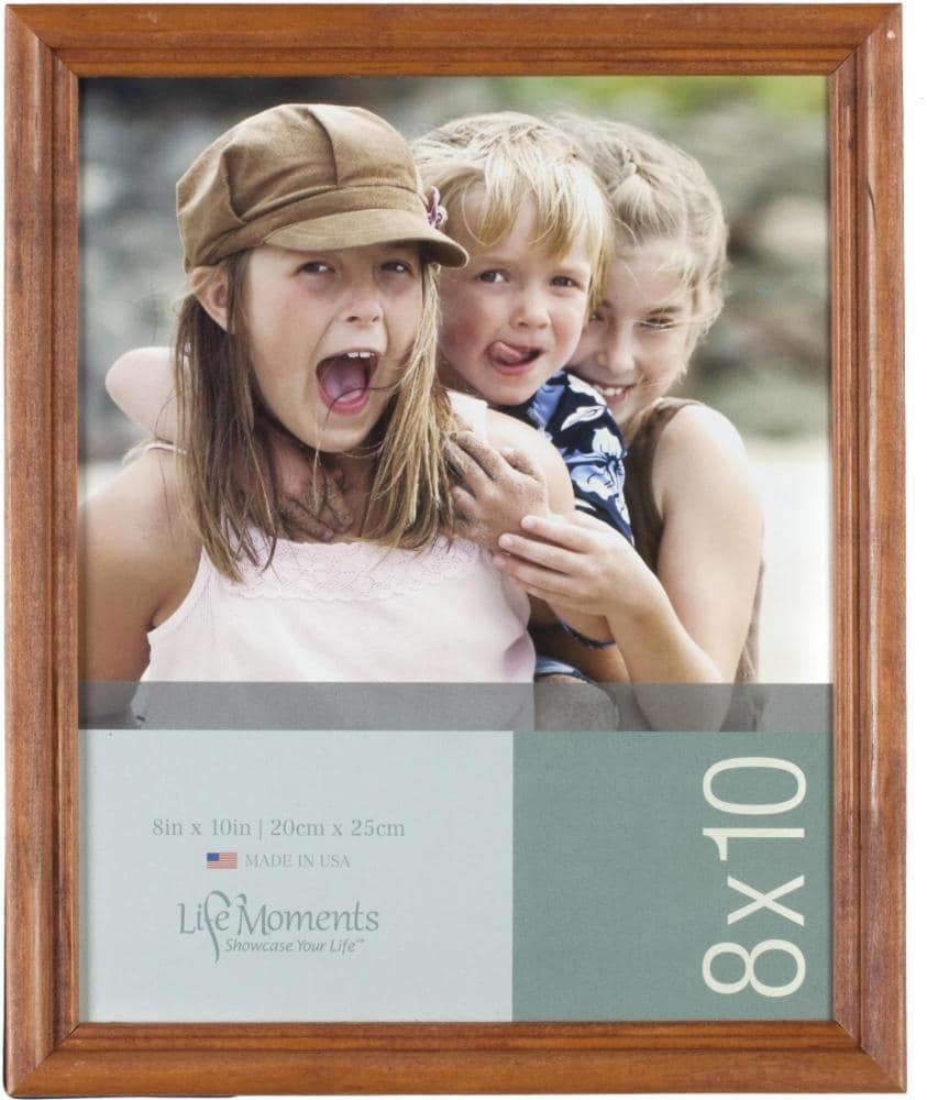 slide 1 of 1, Pinnacle Life Moments Picture Frame - Natural Wood, 8 in x 10 in