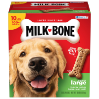 slide 3 of 19, Milk-Bone Beef Biscuits Large Dog Treats -10lbs, 10 lb