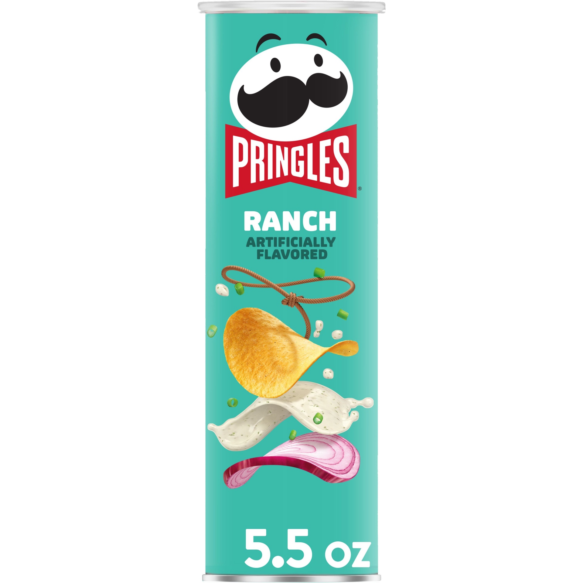 slide 1 of 6, Pringles Potato Crisps Chips, Lunch Snacks, Ranch, 5.5 oz