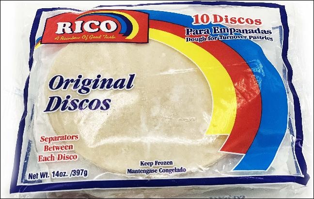 slide 1 of 1, Rico 10 Discos Para Empanadas, 14 oz