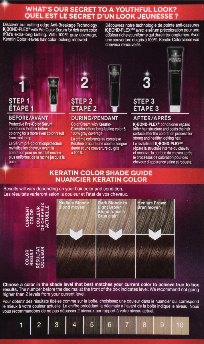 slide 6 of 7, Schwarzkopf Intense Caring Color 4.0 Cappuccino Hair Color Kit With K-Bond-Plex, 2.03 oz