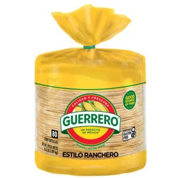 Guerrero Tortillas De Maiz Estilo Ranchero, 80 Count