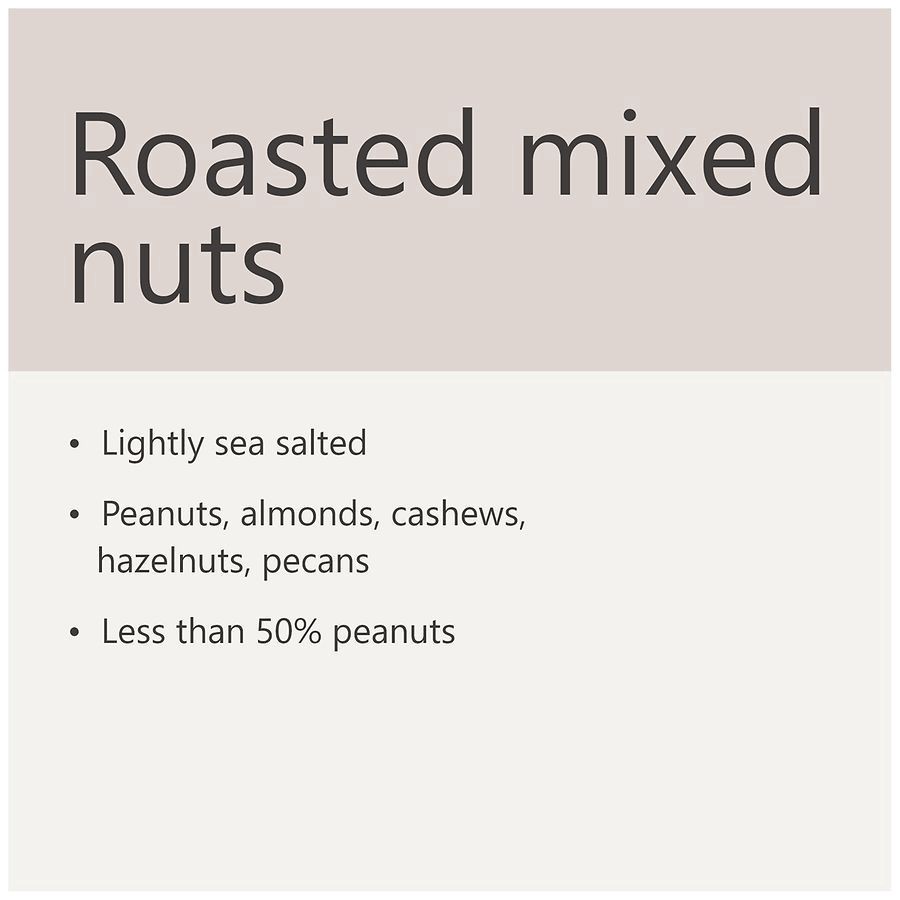 slide 3 of 5, Nice! For You Roasted Mixed Nuts Lightly Sea Salted, 10.3 oz
