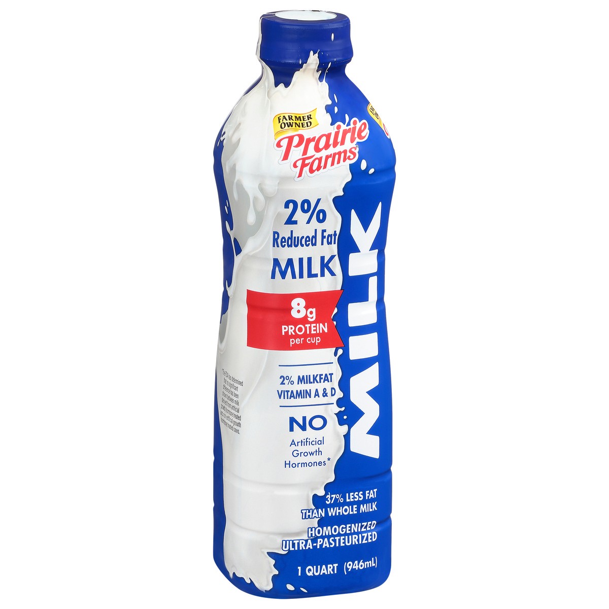 slide 6 of 13, Prairie Farms 2% Reduced Fat Milk 1 qt, 1 qt