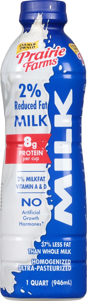 slide 1 of 13, Prairie Farms 2% Reduced Fat Milk 1 qt, 1 qt