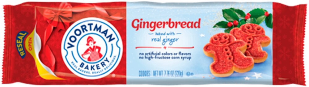 slide 1 of 1, Voortman Bakery Gingerbread Cookies, 7.76 oz
