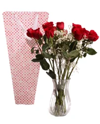 Valentine's Day Premium Dozen Rose Arrangement