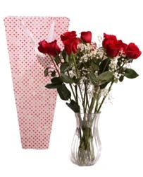 Valentine's Day Premium Dozen Rose Arrangement