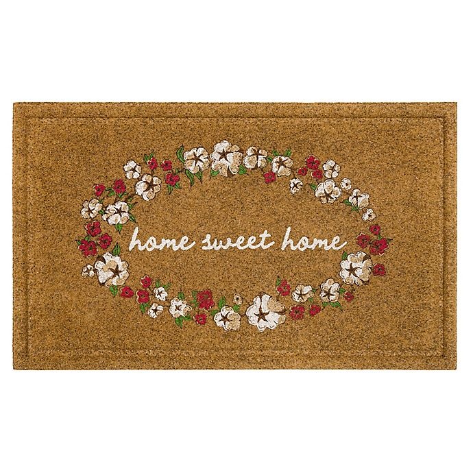 slide 1 of 3, Bee & Willow Home Sweet Home Door Mat - Tan'', 18 in x 30 in