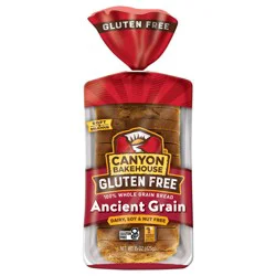 Canyon Bakehouse Ancient Grain Gluten Free Bread, 100% Whole Grain Sandwich Bread, Fresh, 15 oz