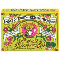 Fishwife Smoked Trout With Red Chimichurri