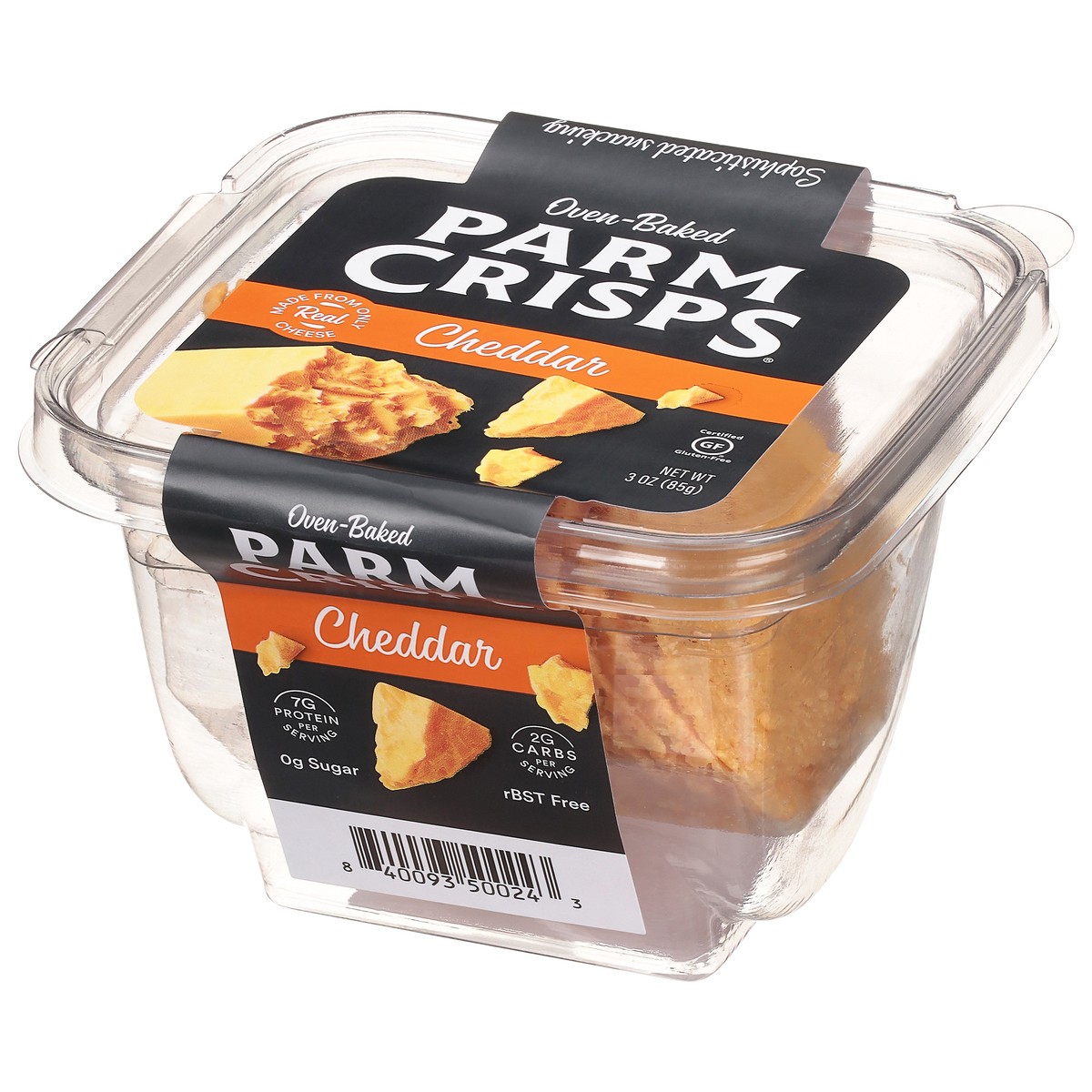 slide 5 of 11, ParmCrisps Oven-Baked Aged Cheddar Crisps 3 oz, 3 oz