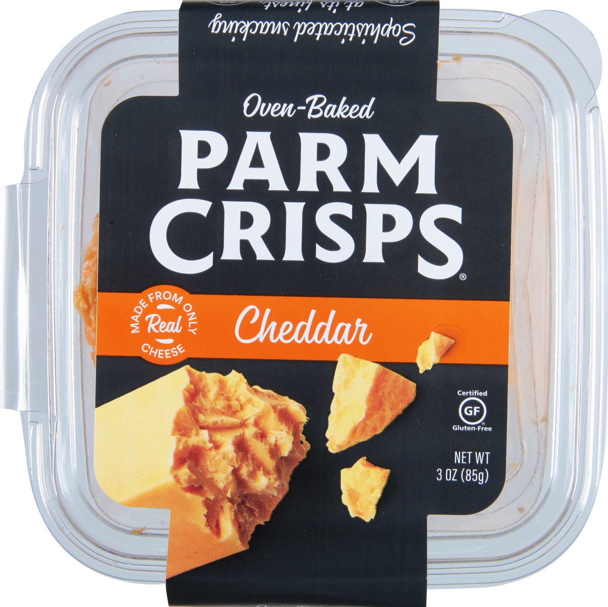 slide 7 of 11, ParmCrisps Oven-Baked Aged Cheddar Crisps 3 oz, 3 oz