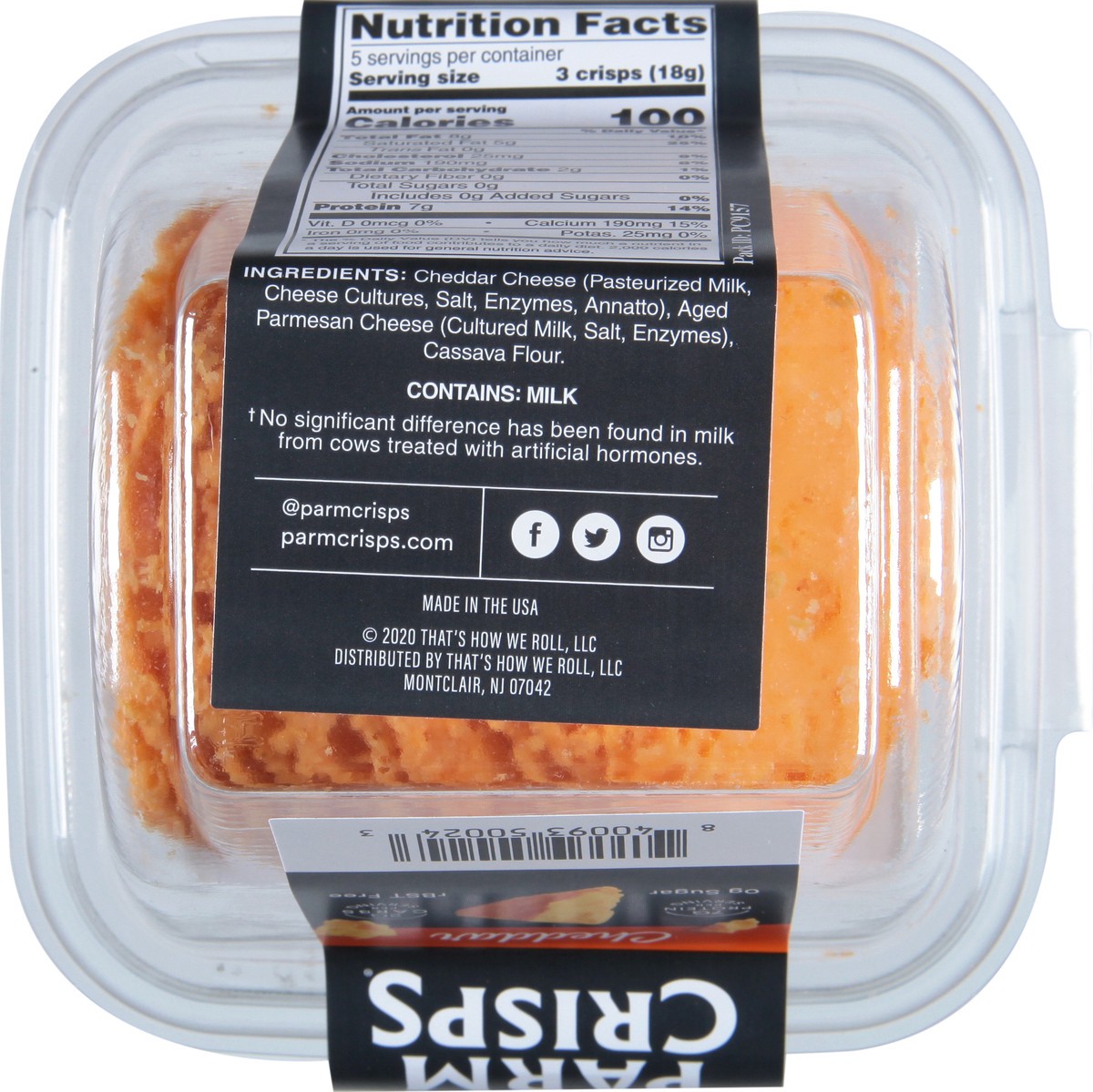 slide 2 of 11, ParmCrisps Oven-Baked Aged Cheddar Crisps 3 oz, 3 oz