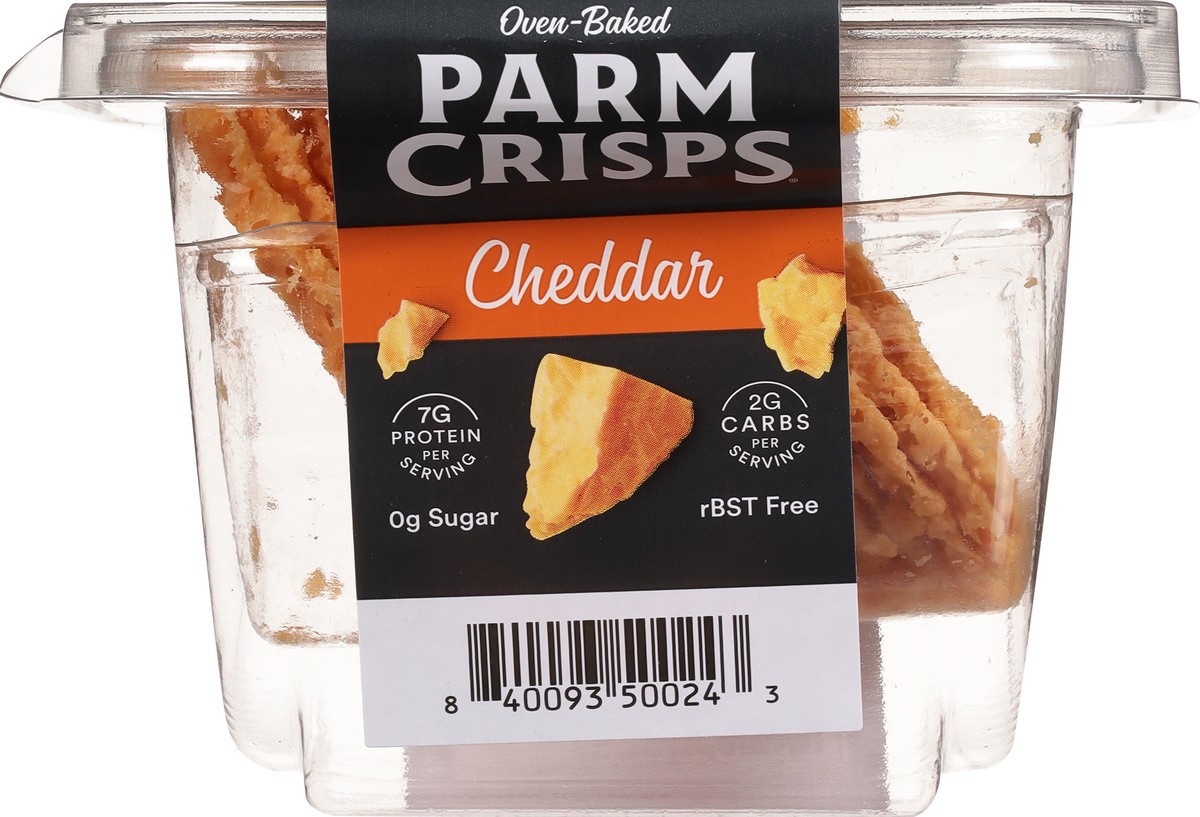 slide 4 of 11, ParmCrisps Oven-Baked Aged Cheddar Crisps 3 oz, 3 oz