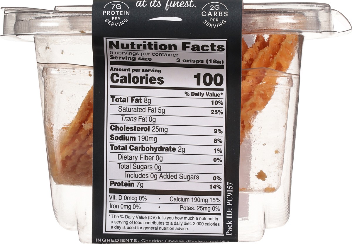 slide 3 of 11, ParmCrisps Oven-Baked Aged Cheddar Crisps 3 oz, 3 oz