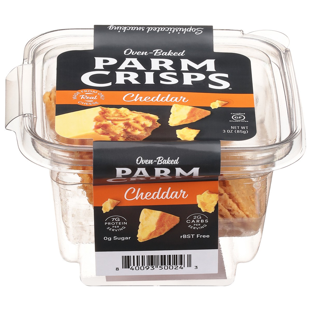 slide 11 of 11, ParmCrisps Oven-Baked Aged Cheddar Crisps 3 oz, 3 oz